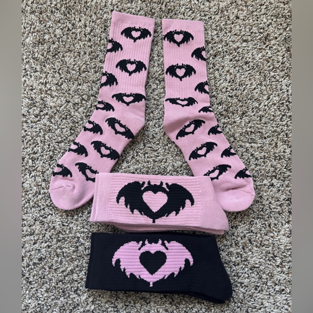 NWOT Clandestine Industries Socks - Set of Three